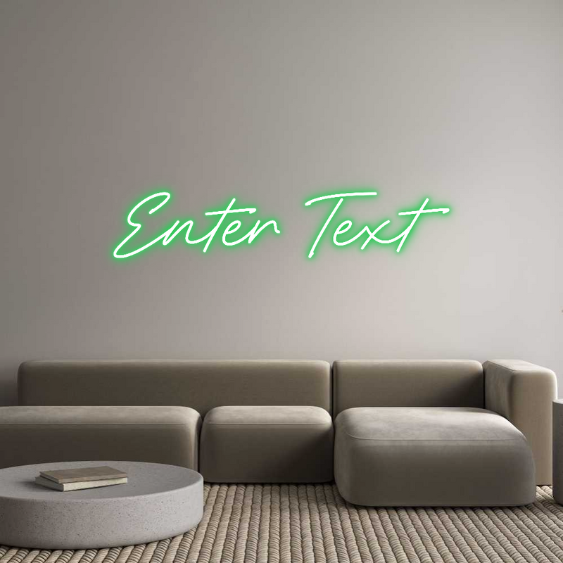 Custom Neon: Enter Text