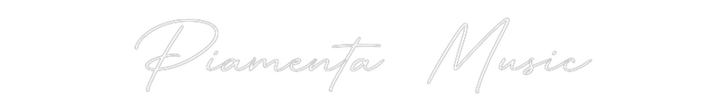 Custom Neon: Piamenta Music