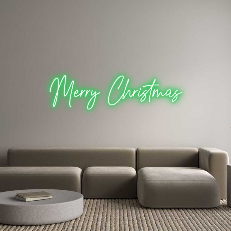 Custom Neon: Merry Christmas