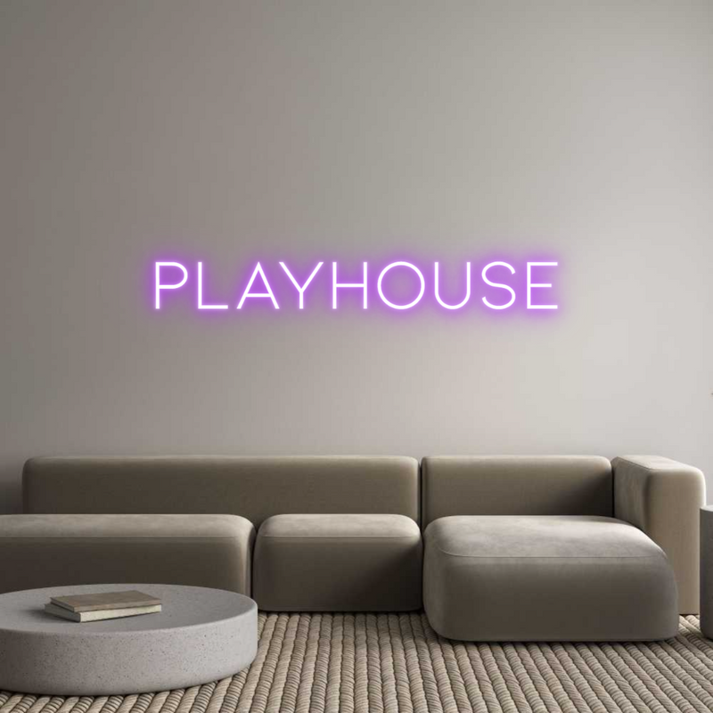 Custom Neon: PLAYHOUSE