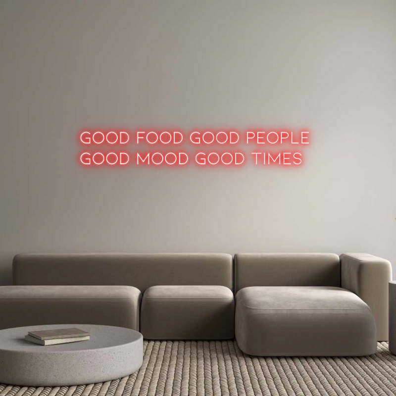 Custom Neon: Good Food Goo...