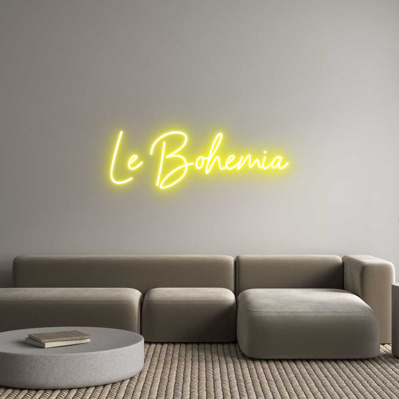 Custom Neon: Lé Bohemia