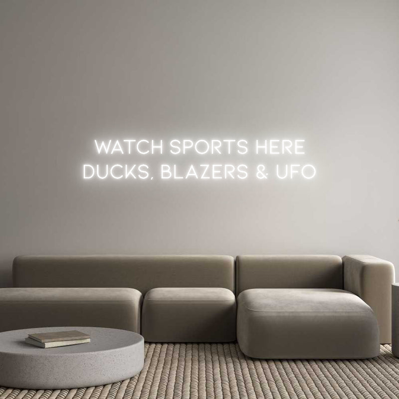 Custom Neon: watch sports ...