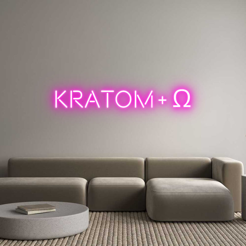 Custom Neon: KRATOM + Ω