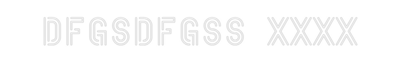 Custom Neon: dfgsdfgss xxxx