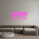 Custom Neon: ASWANG
ラーメン