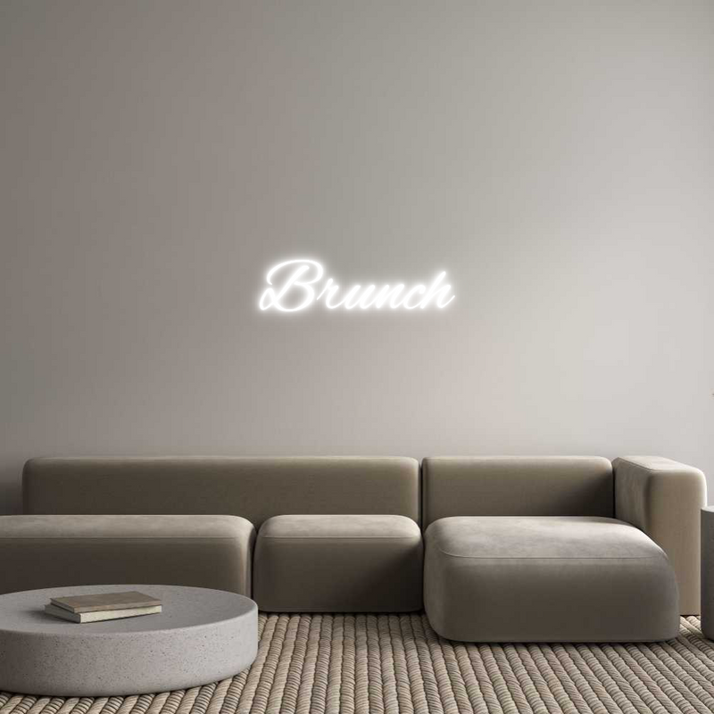 Custom Neon: Brunch