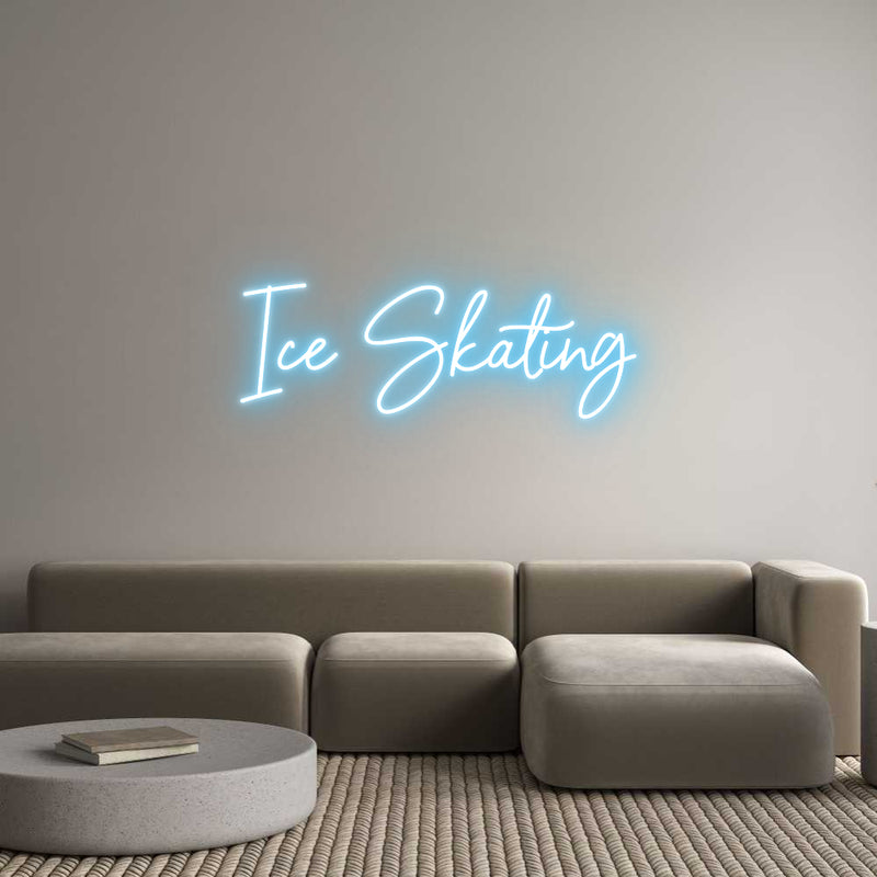 Custom Neon: Ice Skating