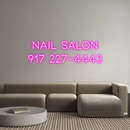 Custom Neon: NAIL SALON
9...