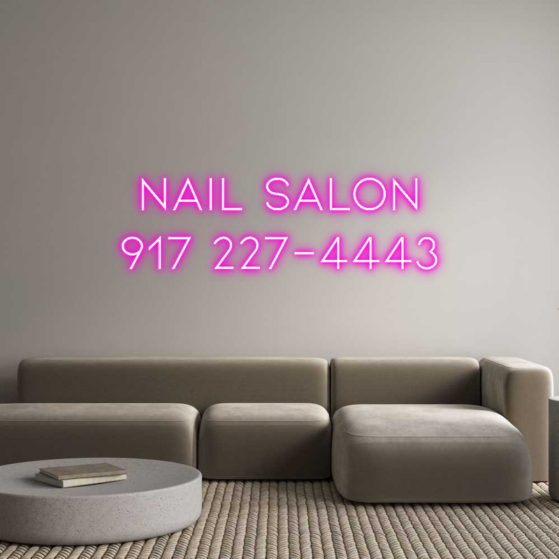 Custom Neon: NAIL SALON
9...