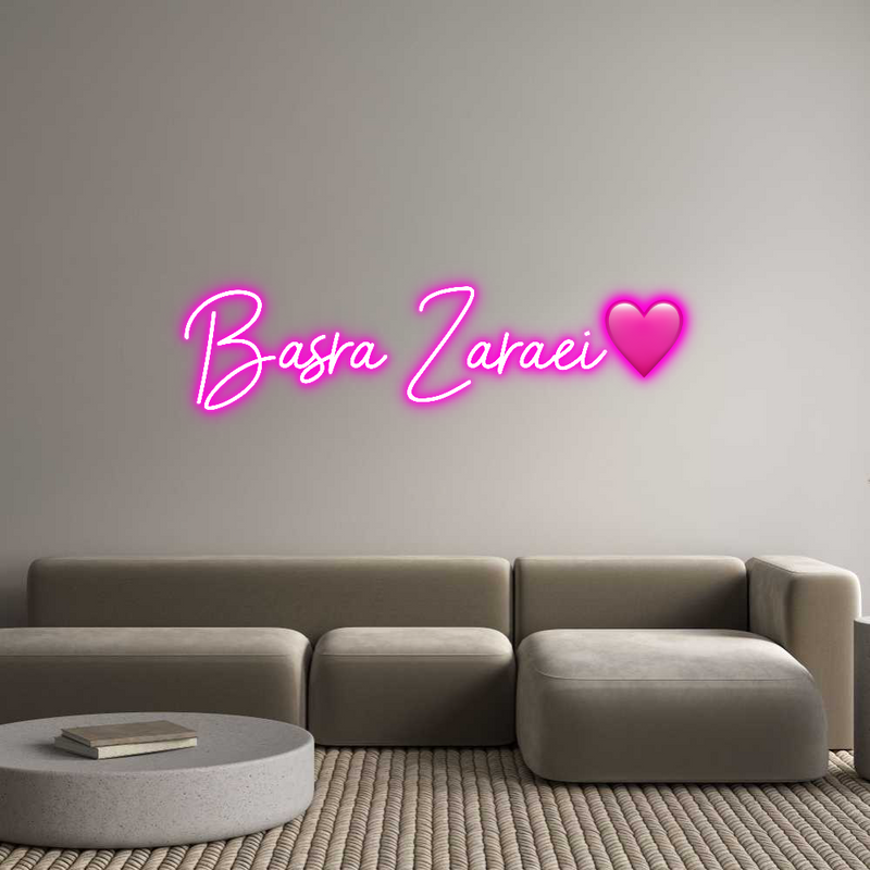 Custom Neon: Basra Zaraei🩷