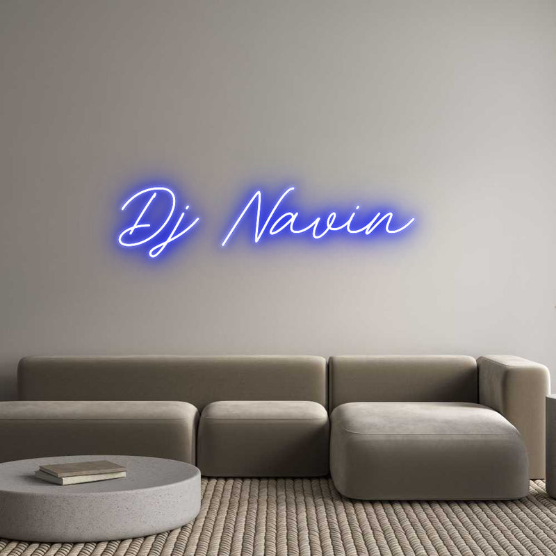 Custom Neon: Dj Navin