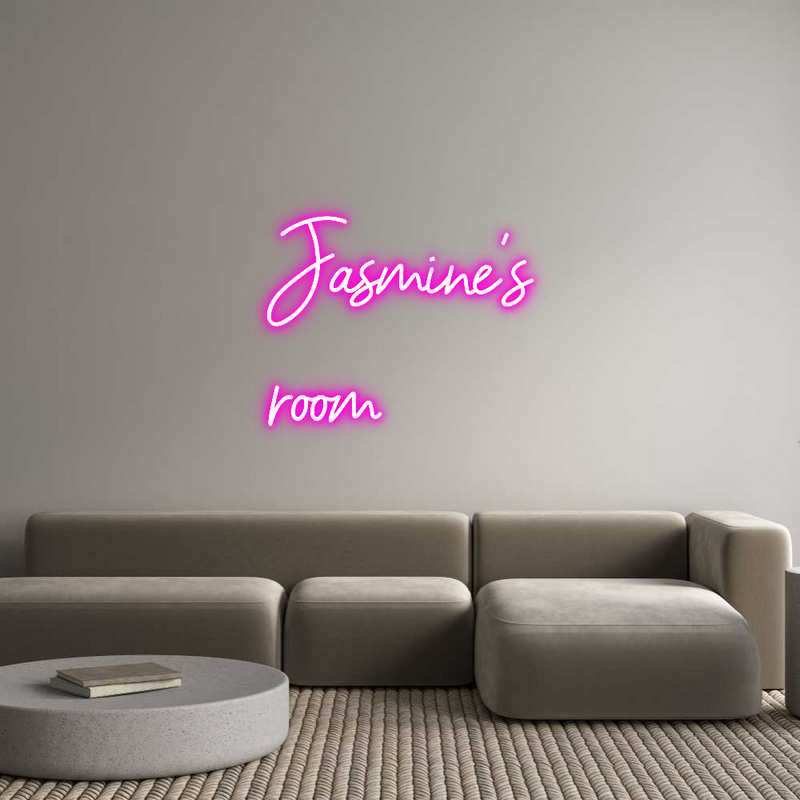 Custom Neon: Jasmine's
room