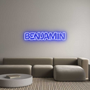 Custom Neon: Benjamin