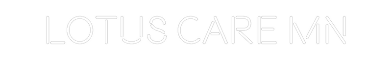 Custom Neon: Lotus Care MN