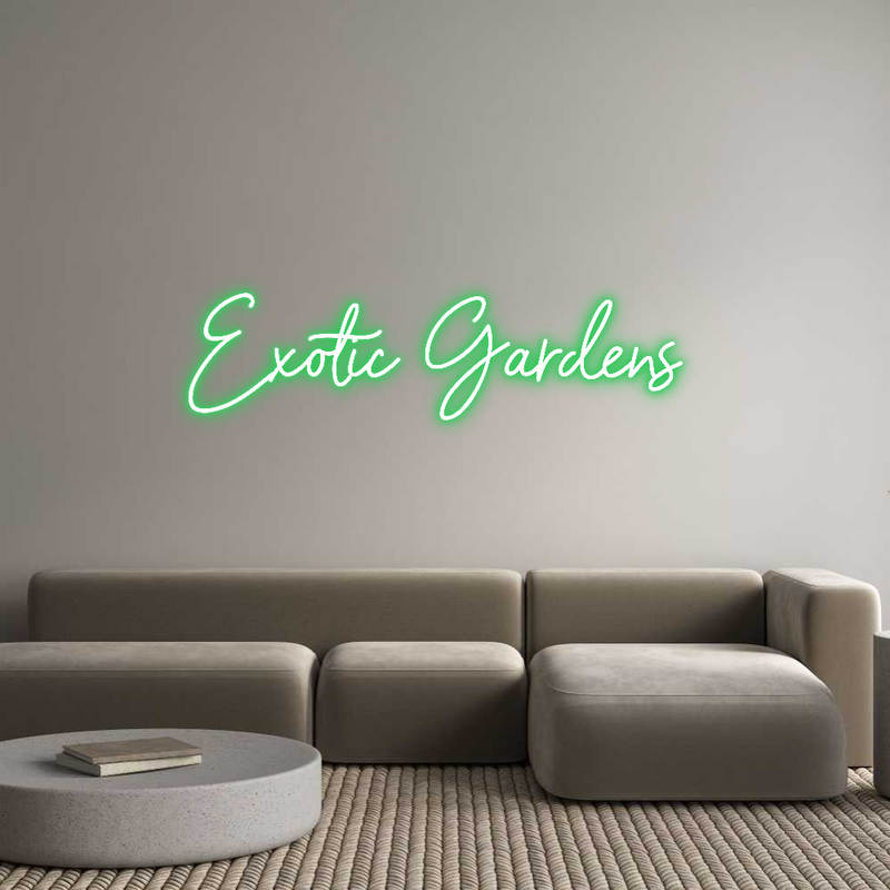 Custom Neon: Exotic Gardens