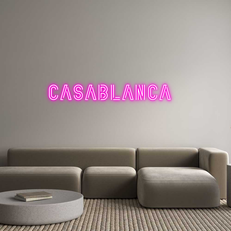 Custom Neon: Casablanca