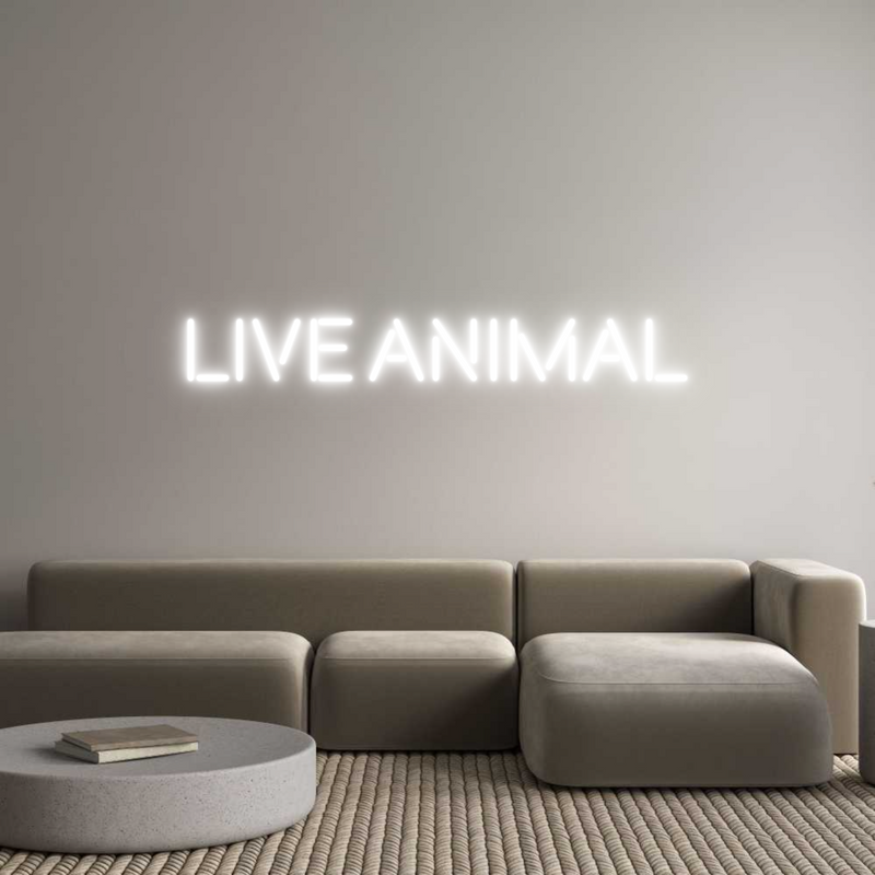 Custom Neon: Live Animal