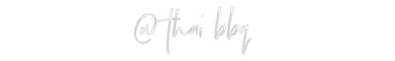 Custom Neon: @ thai bbq