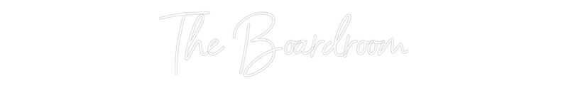 Custom Neon: The Boardroom