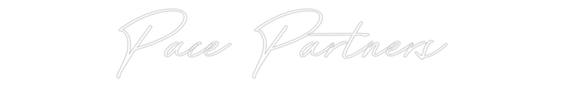 Custom Neon: Pace Partners