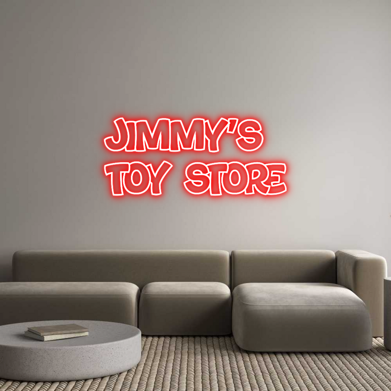 Custom Neon: JIMMY'S 
TOY...