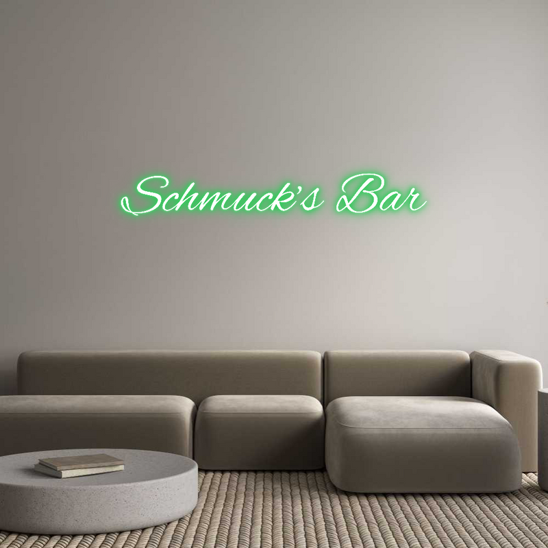 Custom Neon: Schmuck’s Bar