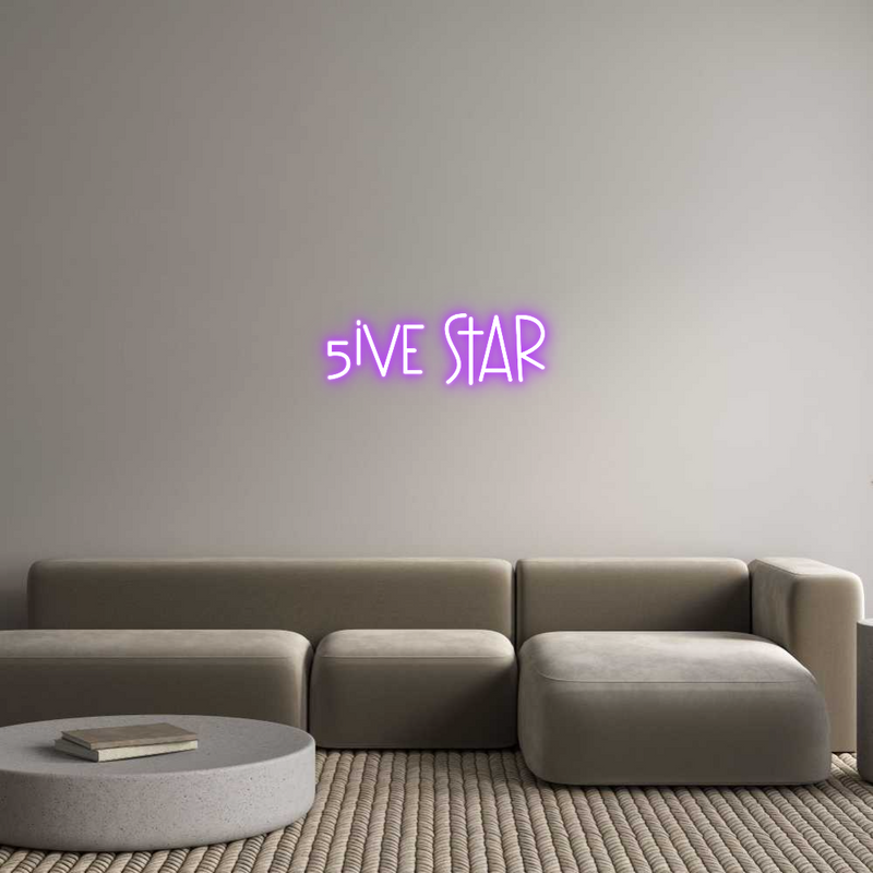 Custom Neon: 5ive Star