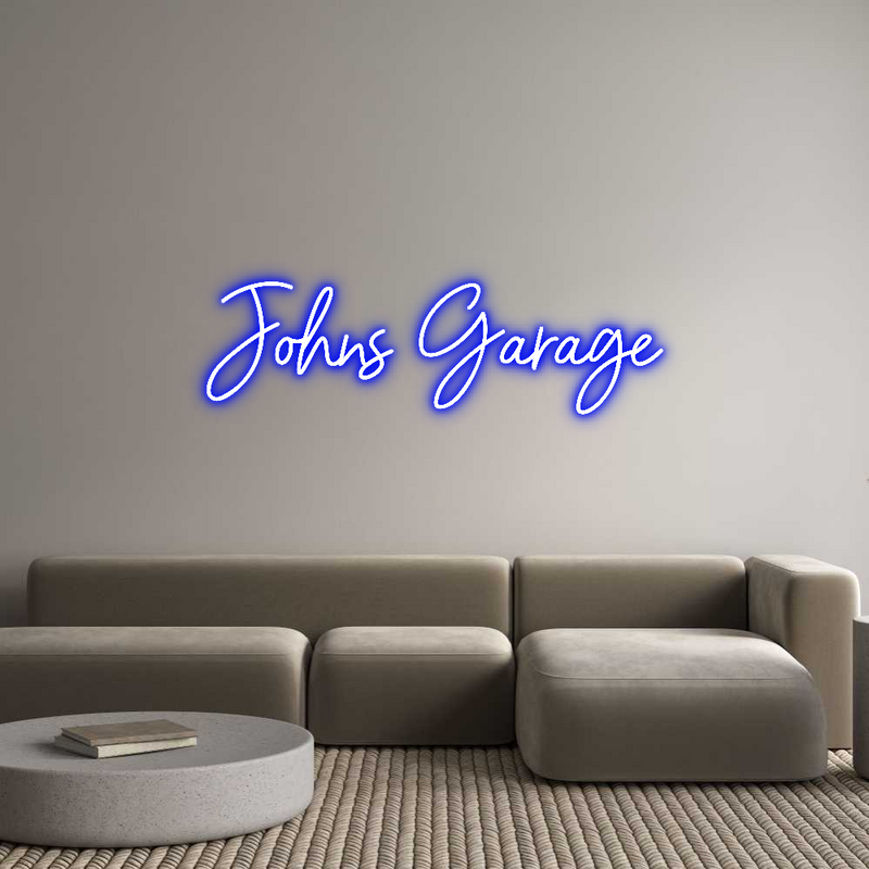 Custom Neon: Johns Garage