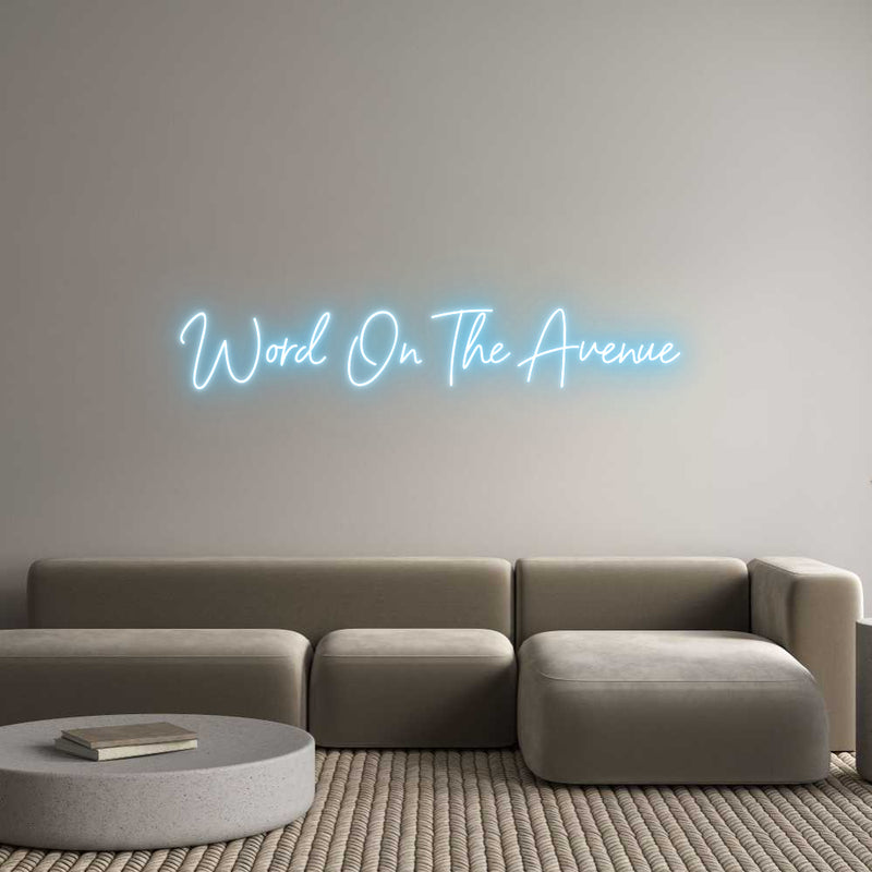 Custom Neon: Word On The A...