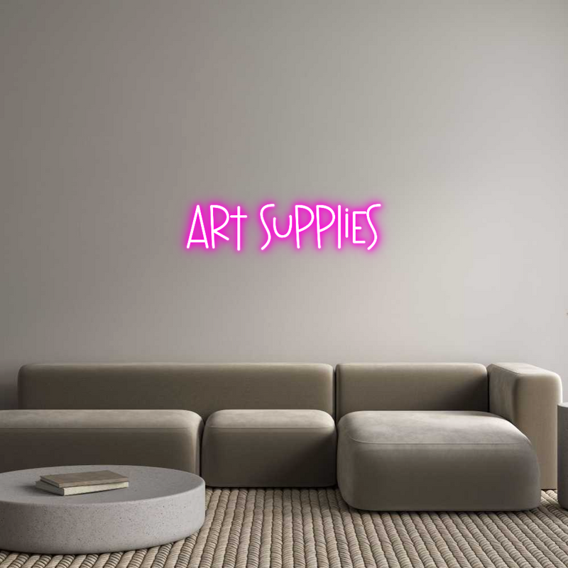 Custom Neon: Art Supplies