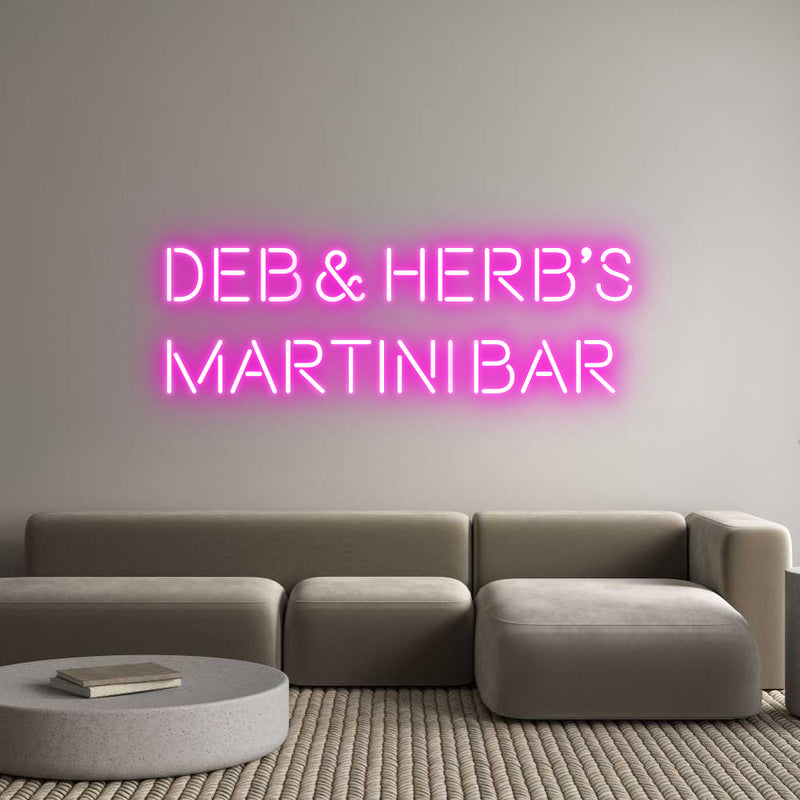 Custom Neon: Deb & Herb's
...