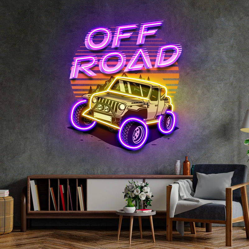 Adventure 4x4 LED Neon Sign Light Pop Art