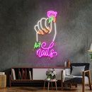 Art Nail LED Neon Sign Light Pop Art