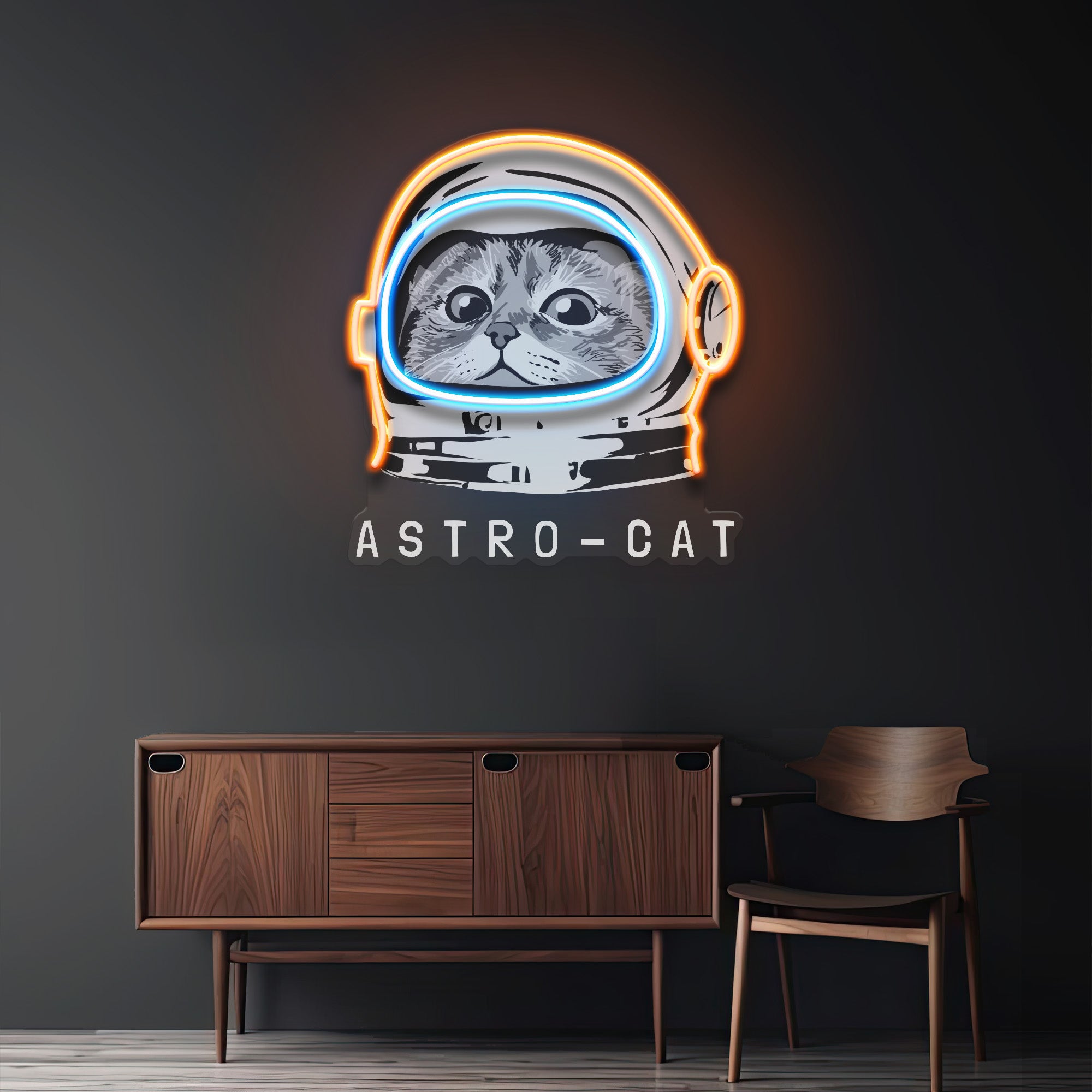 Astrocat LED Neon Sign Light Pop Art