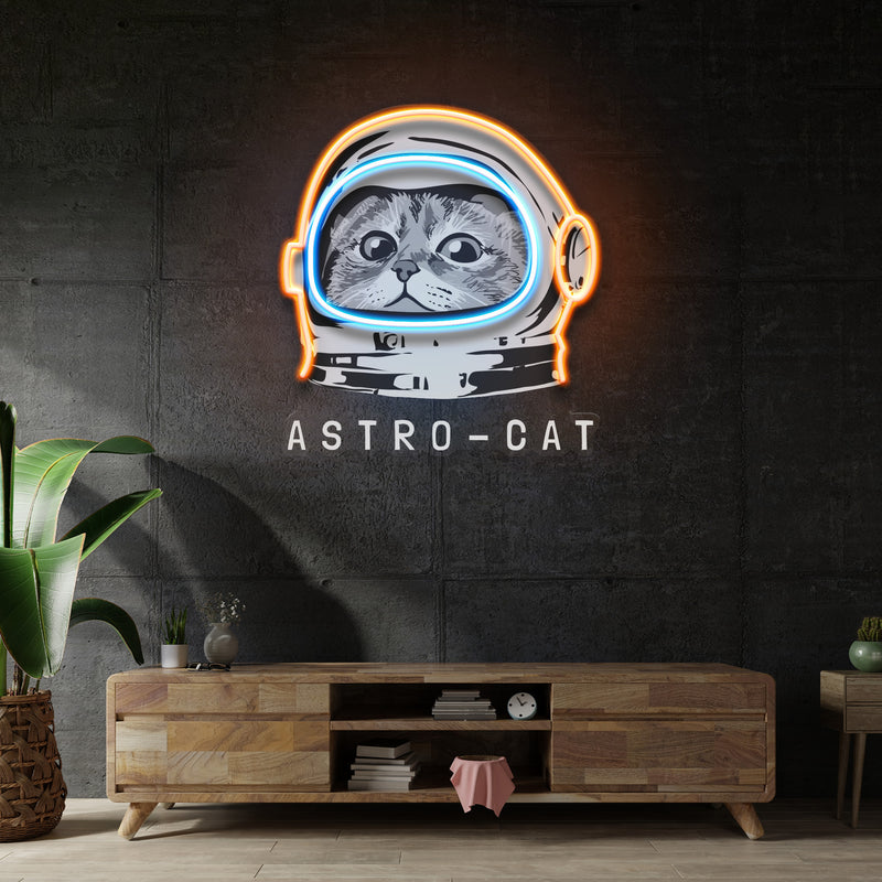 Astrocat LED Neon Sign Light Pop Art