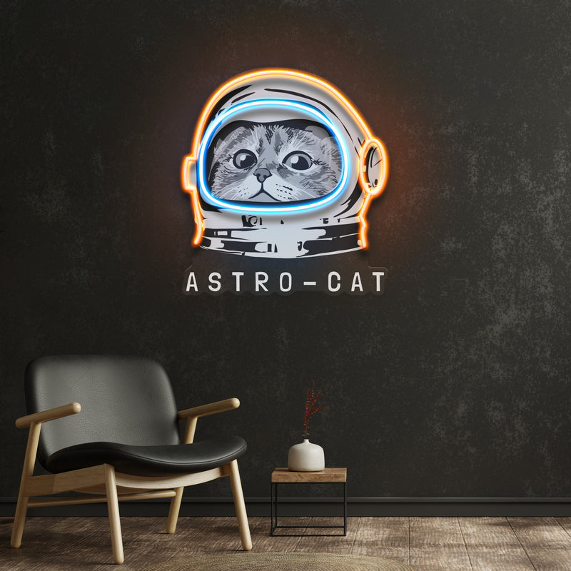 Astrocat LED Neon Sign Light Pop Art
