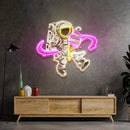 Astronaut Ice Cream Led Neon Acrylic Artwork - Custom Neon Signs | LED Neon Signs | Zanvis Neon®