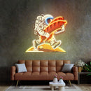 Astronaut and Sausage Led Neon Acrylic Artwork - Custom Neon Signs | LED Neon Signs | Zanvis Neon®