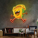 Taco Disco Dancing LED Neon Sign Light Pop Art