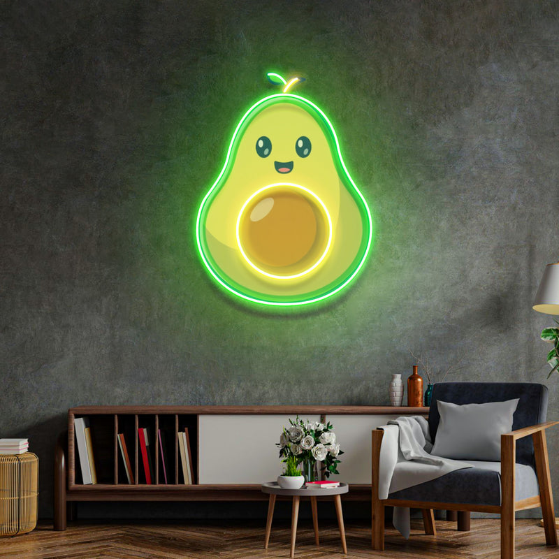 Avocado Baby Led Neon Acrylic Artwork