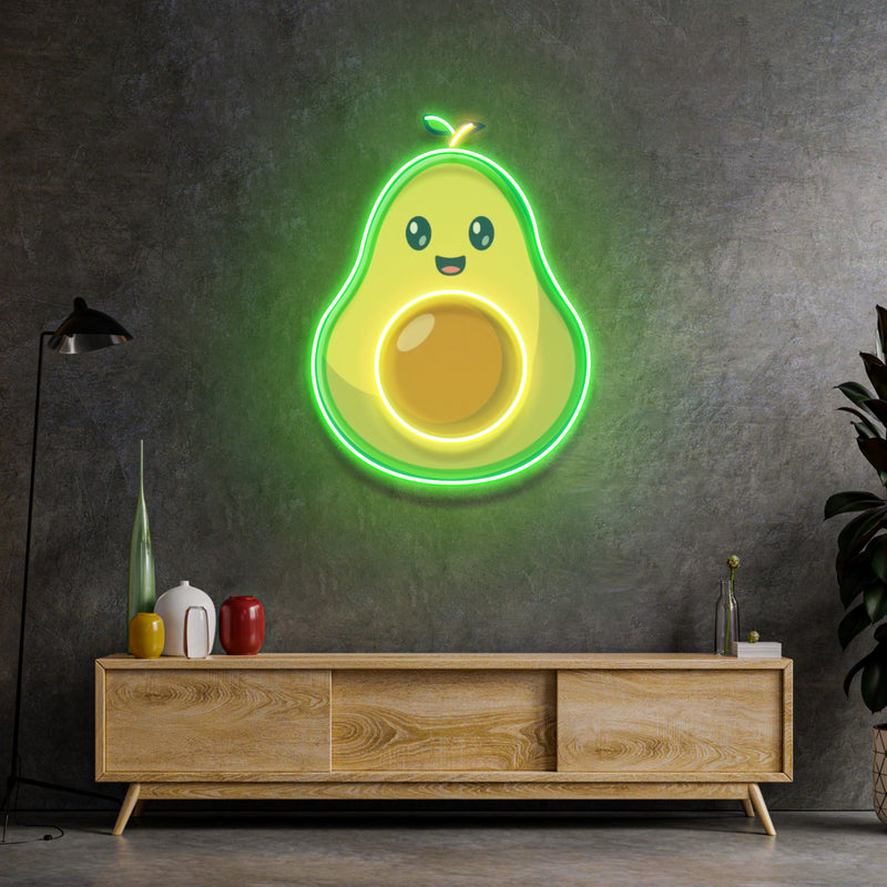 Avocado Baby Led Neon Acrylic Artwork