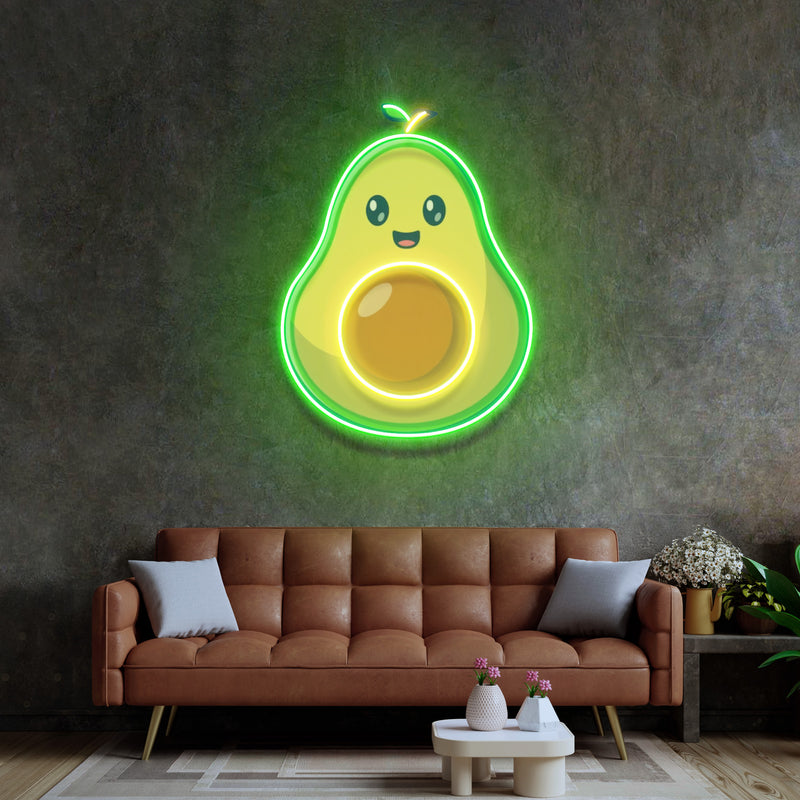 Avocado Baby Led Neon Acrylic Artwork