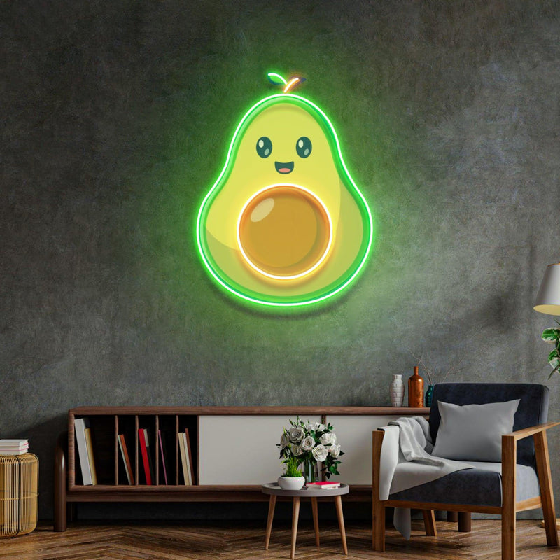 Avocado Baby Led Neon Acrylic Artwork - Custom Neon Signs | LED Neon Signs | Zanvis Neon®
