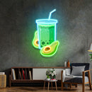 Avocado Smoothie Led Neon Acrylic Artwork - Custom Neon Signs | LED Neon Signs | Zanvis Neon®