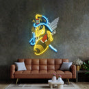 Bee Firefighters LED Neon Sign Light Pop Art