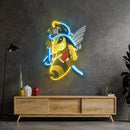 Bee Firefighters LED Neon Sign Light Pop Art