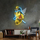 Bee Firefighters LED Neon Sign Light Pop Art