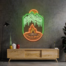 Campfire LED Neon Sign Light Pop Art
