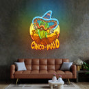 Cinco De Mayo Cactus LED Neon Sign Light Pop Art